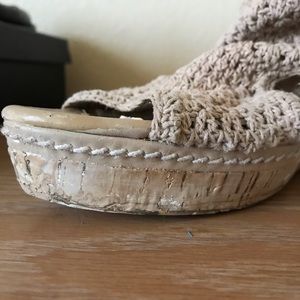 Lovely Miss Mia's Lulu Townsend cork wedges